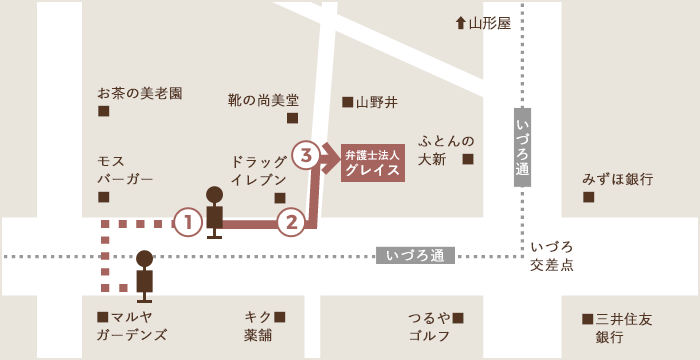 MAP バスでお越しの方